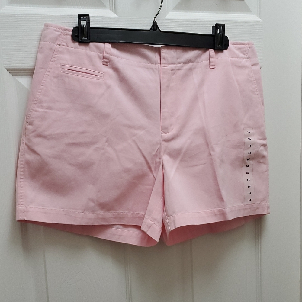Vintage Tommy Hilfiger Light Pink Women's Shorts